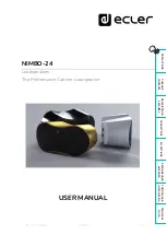 Preview for 1 page of Ecler NIMBO-24 User Manual