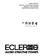 Предварительный просмотр 1 страницы Ecler nuo4 User Manual