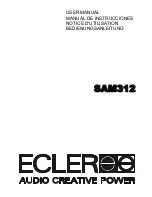 Ecler SAM312 Instruction Manual preview