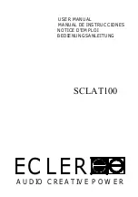 Предварительный просмотр 1 страницы Ecler SCLAT100 User Manual