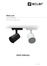 Предварительный просмотр 1 страницы Ecler TRAIL103 User Manual