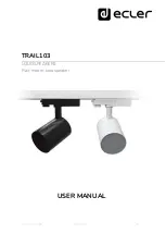 Preview for 1 page of Ecler TRAIL103WH User Manual