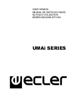 Ecler UMA SB118i User Manual предпросмотр