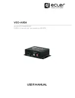 Предварительный просмотр 1 страницы Ecler VEO-AXS4 User Manual