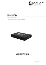 Ecler VEO-CAP4U User Manual предпросмотр