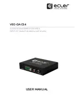 Ecler VEO-DACS4 User Manual предпросмотр