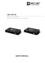 Ecler VEO-XPT44 User Manual preview