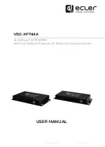 Ecler VEO-XPT44A User Manual предпросмотр