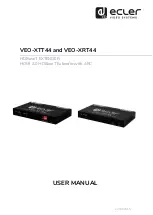 Ecler VEO-XRT44 User Manual предпросмотр