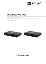 Предварительный просмотр 1 страницы Ecler VEO-XTI2L User Manual