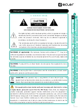 Предварительный просмотр 5 страницы Ecler VIDA Series User Manual