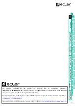 Предварительный просмотр 151 страницы Ecler VIDA Series User Manual