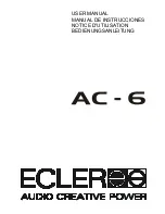 Ecleree AC-6 User Manual preview