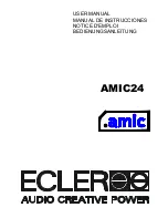 Ecleree AMIC24 User Manual предпросмотр