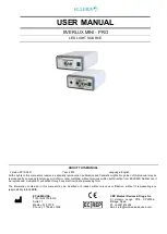 Предварительный просмотр 1 страницы Ecleris EVERLUX MINI-PRO LED111 User Manual