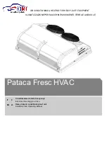 ECLIMA Pataca Fresc HVAC Installation And Operating Manual preview