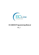 EcLine EC-80 Series Programming Manual предпросмотр