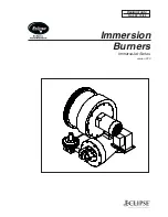 Eclipse Combustion ImmersoJet Series Design Manual preview