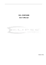 Preview for 1 page of Eclipse Security ECL-CVSP220IB User Manual