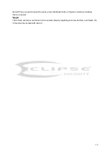 Предварительный просмотр 17 страницы Eclipse Security ECL-IP3D100 User Manual