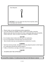 Preview for 3 page of Eclipse 1200 x 1250 Assembly Instructions Manual