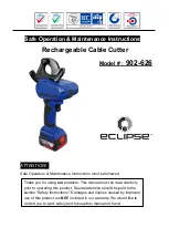 Preview for 1 page of Eclipse 902-626 Safe Operation & Maintenance Instructions