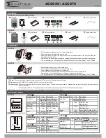 Eclipse ACC970 Instruction Manual preview