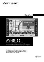 Preview for 1 page of Eclipse AVN 5495 Owner'S Manual