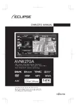 Eclipse AVN827GA Owner'S Manual предпросмотр