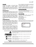 Предварительный просмотр 2 страницы Eclipse BrightFire 200 series Operating Instructions Manual