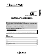 Eclipse CB1 Installation Manual preview