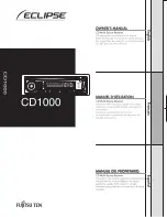 Preview for 1 page of Eclipse CD1000 Owner'S Manual