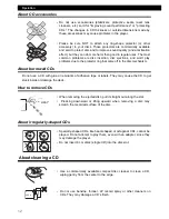 Preview for 12 page of Eclipse CD1000 Owner'S Manual