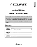 Eclipse CD2000 Installation Manual предпросмотр