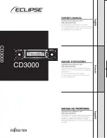 Eclipse CD3000 Owner'S Manual предпросмотр