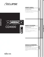 Eclipse CD4000 Owner'S Manual предпросмотр