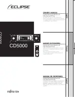 Предварительный просмотр 1 страницы Eclipse CD5000 - ECLIPSE - Radio Owner'S Manual