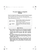 Предварительный просмотр 2 страницы Eclipse CD5425 Owner'S Manual