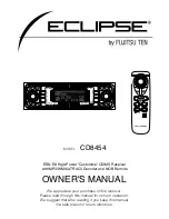 Eclipse CD8454 Owner'S Manual предпросмотр