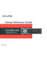 Предварительный просмотр 1 страницы Eclipse E-iSERV CD7200 mkII Reference Manual