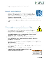 Предварительный просмотр 4 страницы Eclipse ecoflex Eco-100 PRO Manual