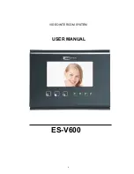 Предварительный просмотр 1 страницы Eclipse ES-V600 User Manual