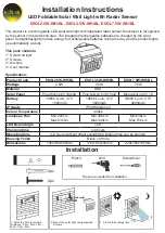 Preview for 1 page of Eclipse ESOL2.5W-WH/BL Installation Instructions