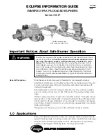 Preview for 1 page of Eclipse Immerso-Pak 100 IP Series Information Manual