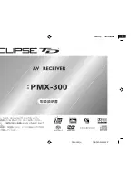 Предварительный просмотр 1 страницы Eclipse PMX-300 Product Manual