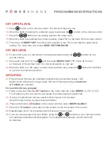 Preview for 2 page of Eclipse POWERSHADE MH005 Programming Instructions