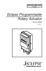 Предварительный просмотр 1 страницы Eclipse PRA6 Series Instruction Manual