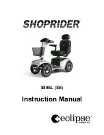 Eclipse Shoprider 889SL SE Instruction Manual preview