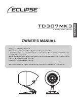 Eclipse TD307MK3 Owner'S Manual preview