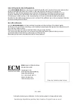 Preview for 2 page of ECM Manufacture MECHANIKA MAX User Manual